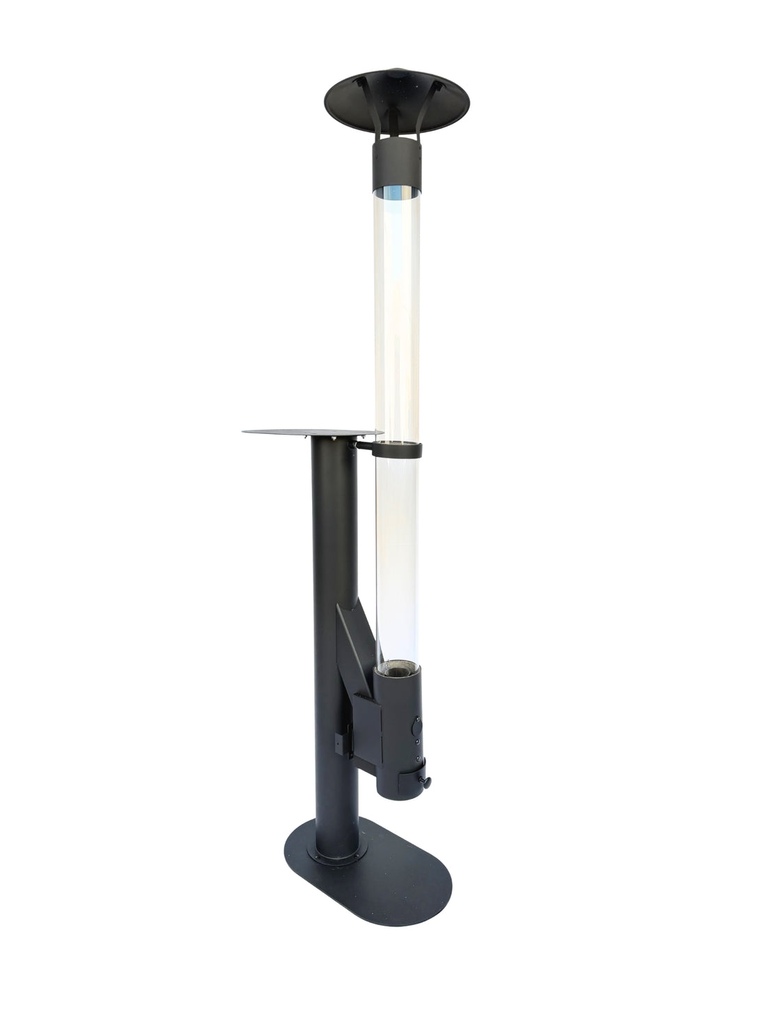 Flamesa® Lumina – Poêle à pellets design pour extérieur avec table